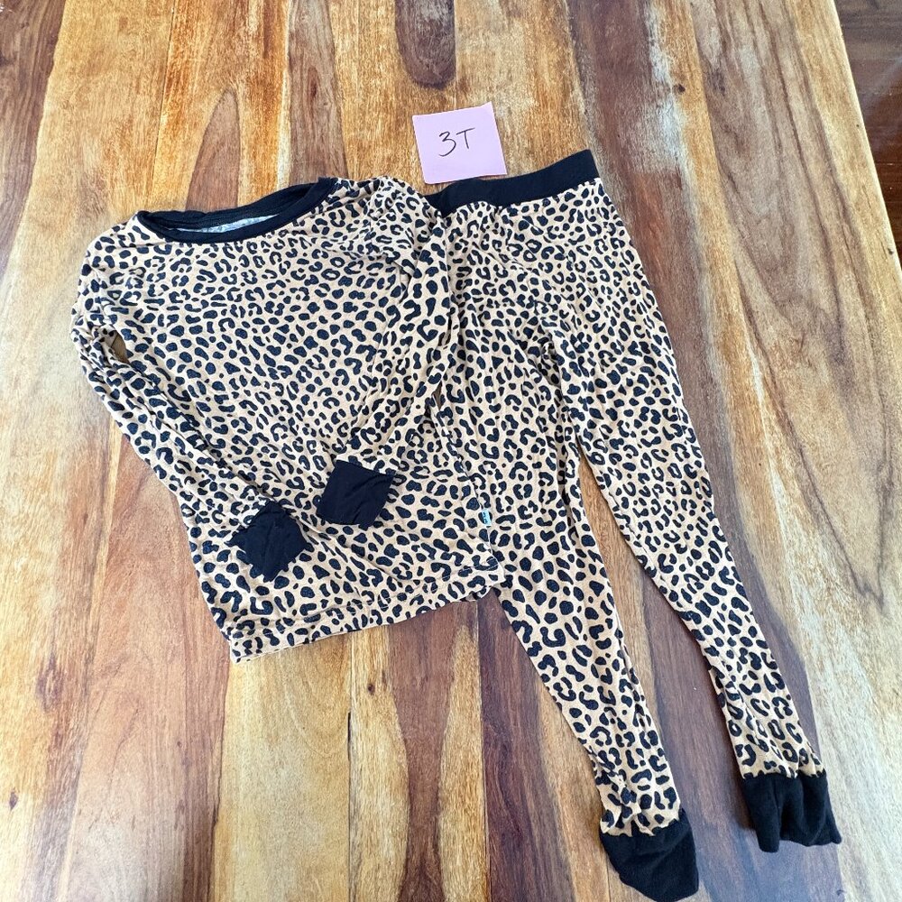 Little Sleepies Classic Leopard Two-Piece Pajama Set 3T
